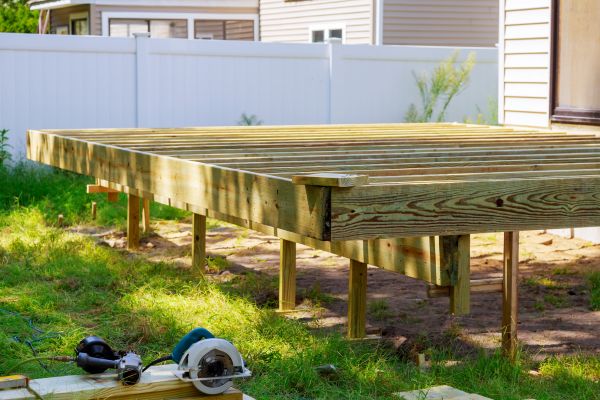 Elevated Deck Installation in Omaha