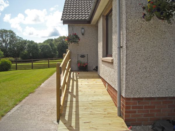 Hardwood Ramp Installation in Omaha