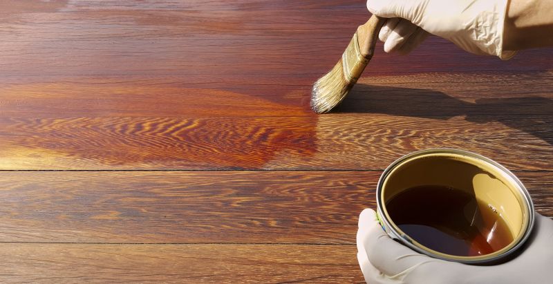 Deck Staining Process